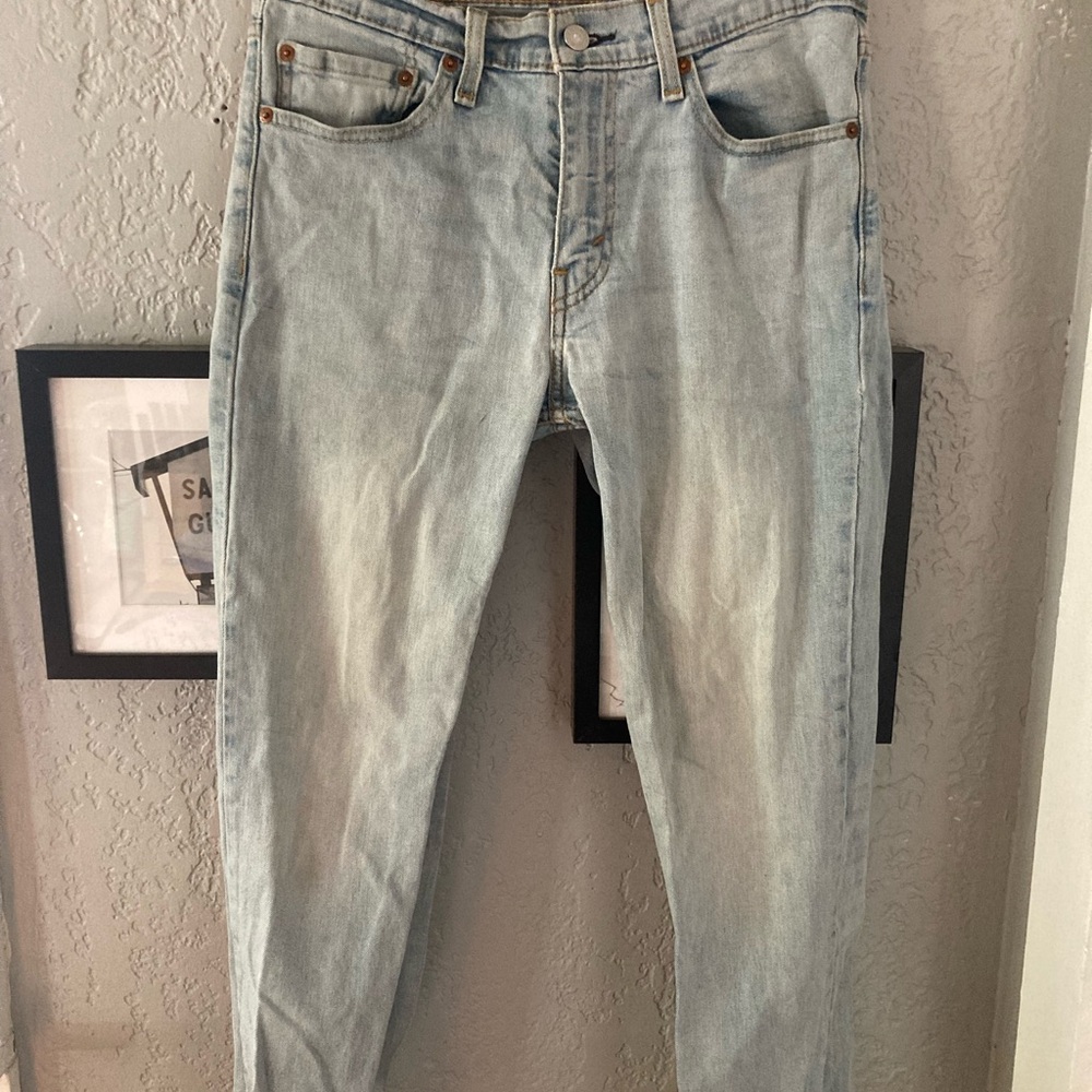 Levi’s Vintage Light Blue Men's Jeans, 31x30 but cropped at bottom